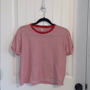 PacSun Red Striped Tee